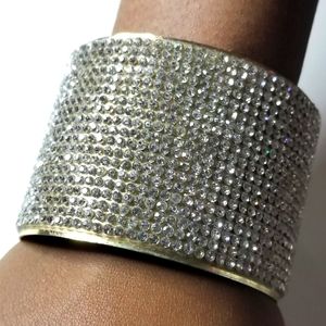 Beautiful Crystal Cuff Bracelet Preowned